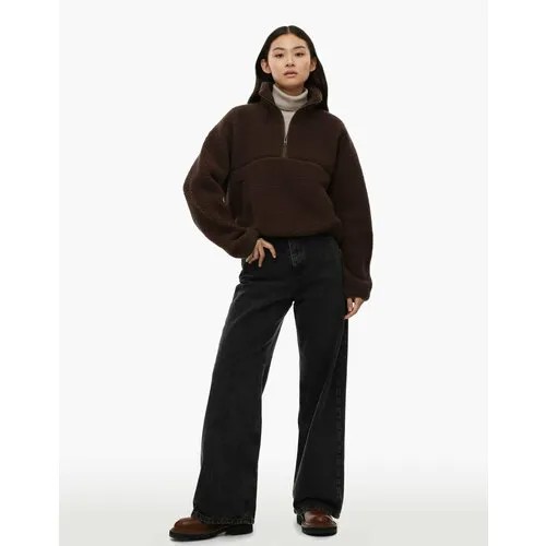 Свитшот Gloria Jeans, размер XS (38-40), коричневый