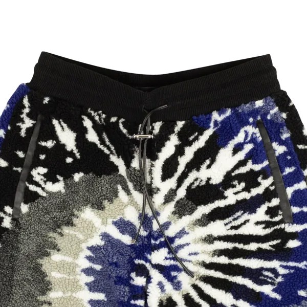Флисовые шорты Amiri Tie Dye - Синий/Черный, мультиколор