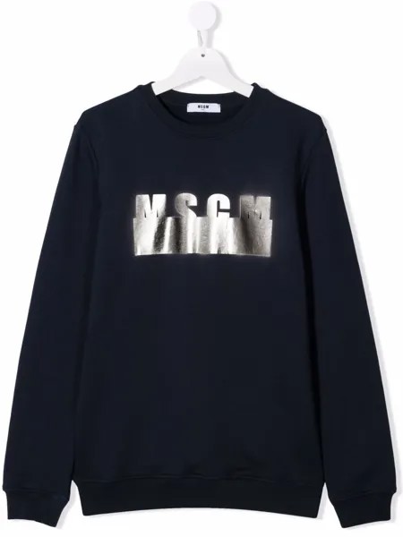 MSGM Kids толстовка с логотипом