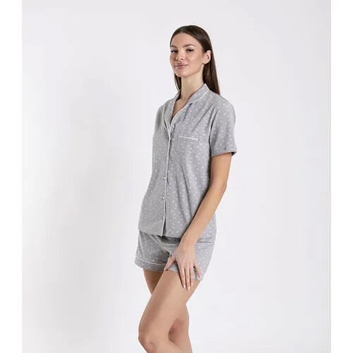 Пижама SERGE, размер 100, белый, серый