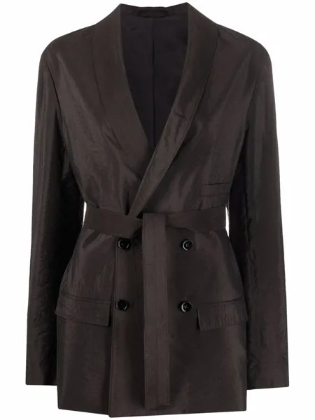Lemaire belted double-breasted blazer