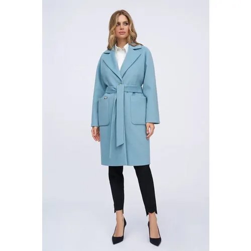 Пальто реглан Electrastyle, размер 42, голубой
