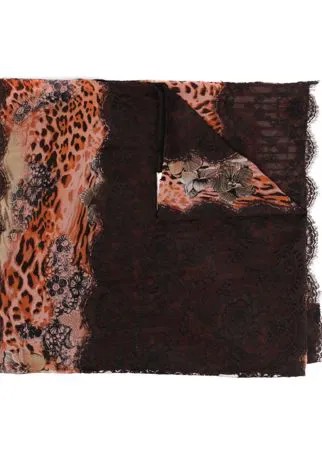 A.N.G.E.L.O. Vintage Cult шарф 1990-х годов с леопардовым принтом