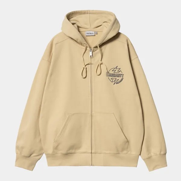 Худи CARHARTT WIP Hooded Blaze Jacket SS24 Cornsilk / Air Force Blue