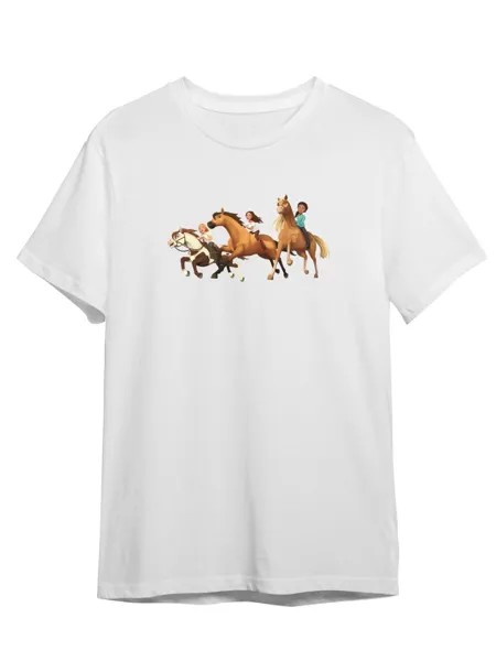 Футболка унисекс СувенирShop Спирит/Душа прерий/Мультфильм 2 белая 2XL