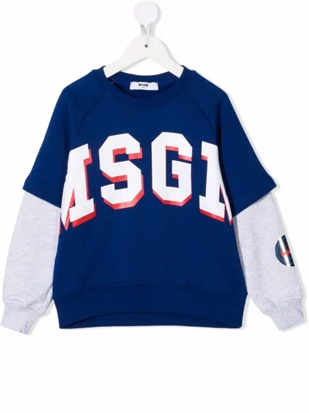 MSGM Kids толстовка с логотипом