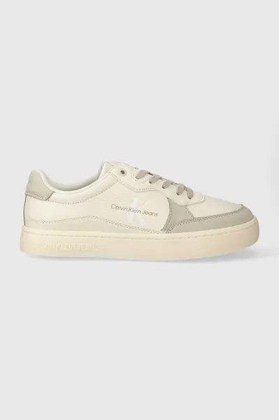 Кроссовки CLASSIC CUPSOLE LOW LTH ML FAD Calvin Klein Jeans, бежевый