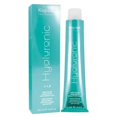 Kapous Professional Hyaluronic Acid Крем-краска для волос с гиалуроновой кислотой Специальное мелирование, 100 мл, красный