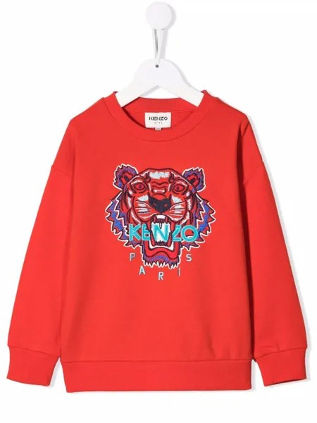 Kenzo Kids толстовка с вышивкой