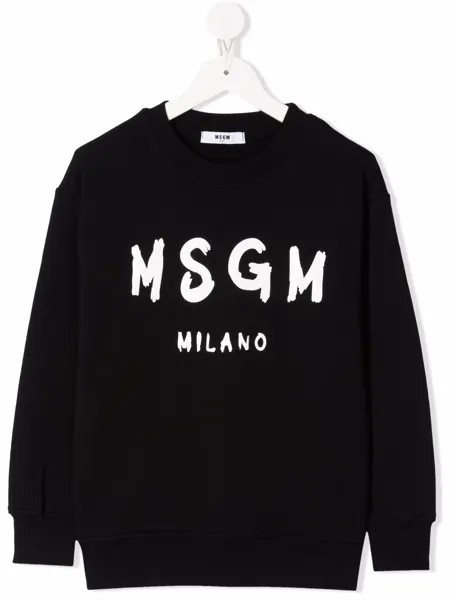 MSGM Kids толстовка с логотипом