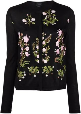 Giambattista Valli трикотажный кардиган с цветочным узором