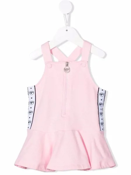 Chiara Ferragni Kids платье с принтом Logomania