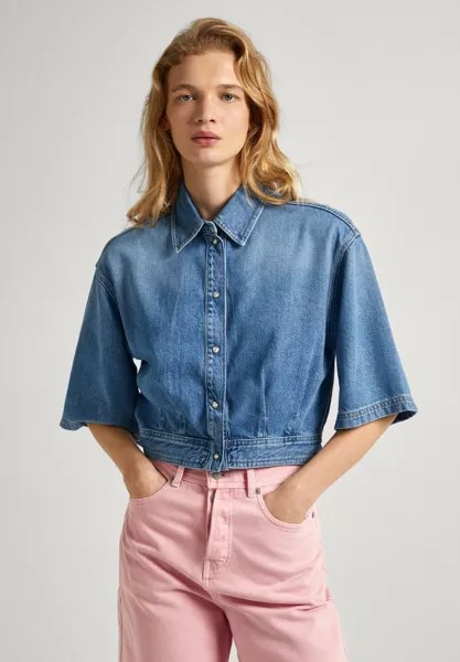 Блузка-рубашка LEXIE PLEAT Pepe Jeans, цвет denim