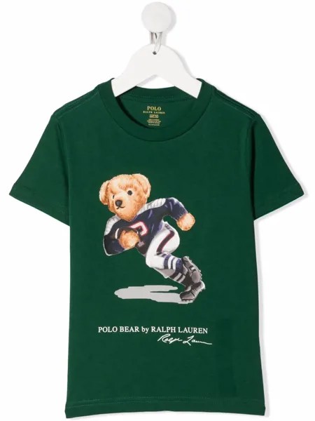 Ralph Lauren Kids футболка с принтом и круглым вырезом
