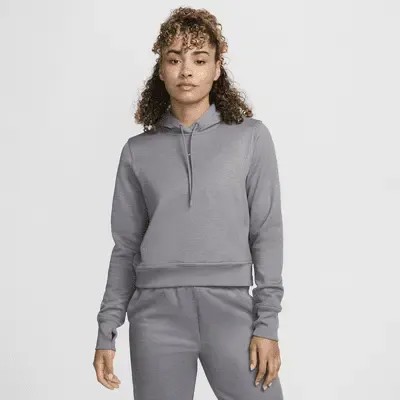 Худи Nike Therma-FIT One, цвет Carbon Heather/White