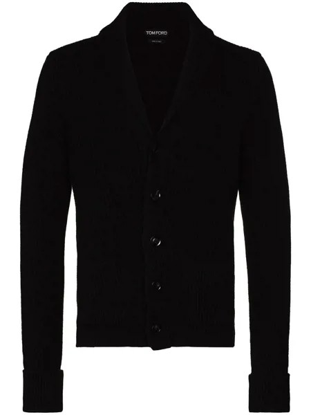 TOM FORD кашемировый кардиган в рубчик