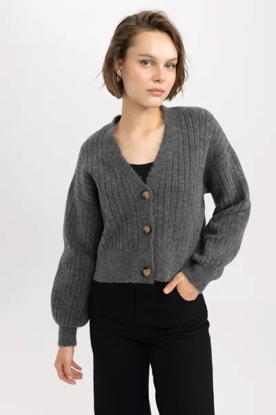 Кардиган DeFacto Strickjacke, цвет Anthra