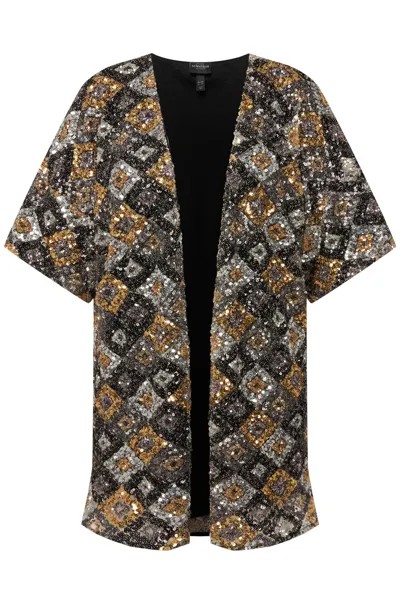 Кардиган Ulla Popken Kimono, черный