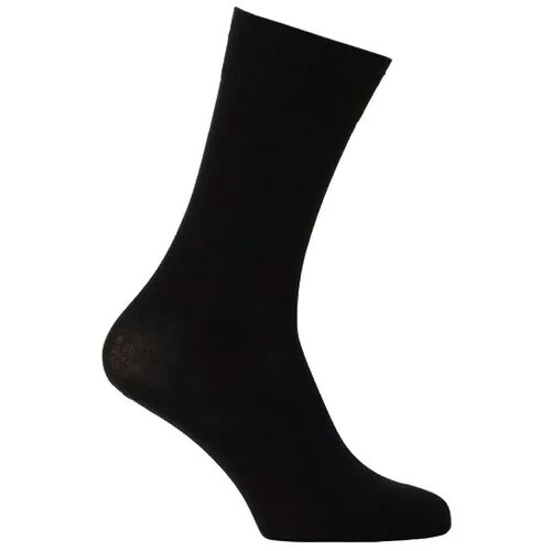 Мужские носки Пингонс, 2 пары, классические, махровые, размер 27, черный