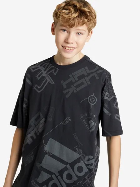 Футболка для мальчиков adidas, Черный
