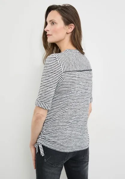 Футболка с принтом KURZARM OBERTEIL GERINGELT MIT RAFFUNG Gerry Weber, черный