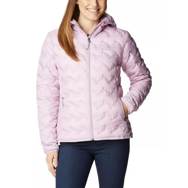 Пуховик Delta Ridge Down Hooded Jacket Женское - розовый COLUMBIA, цвет rosa