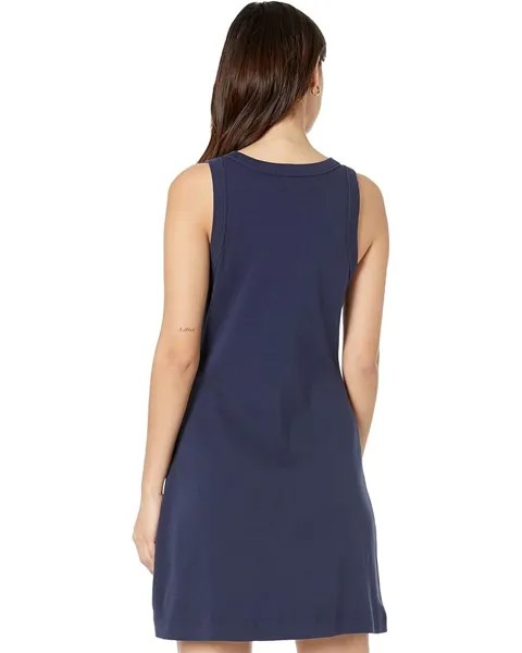 Платье Michael Stars Eliza 1X1 Cotton Wide Binding Tank Dress, цвет Admiral