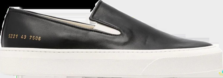 Кроссовки Common Projects Slip-On 'Black White', черный