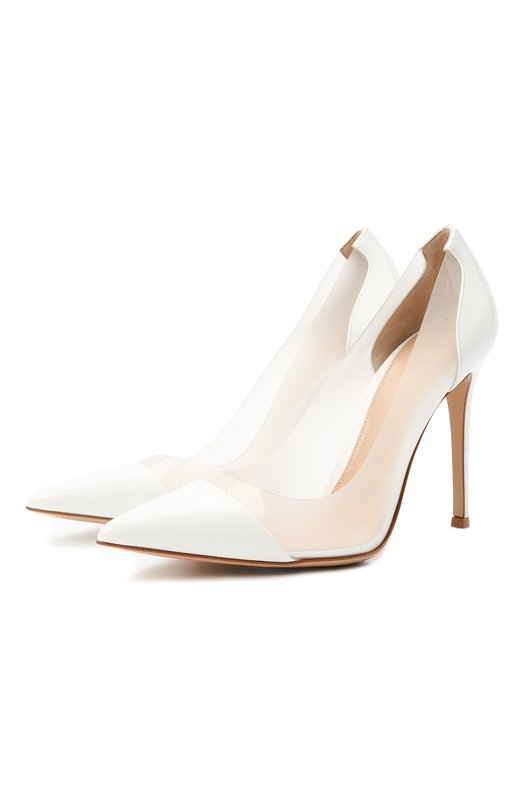 Комбинированные туфли Plexi Gianvito Rossi