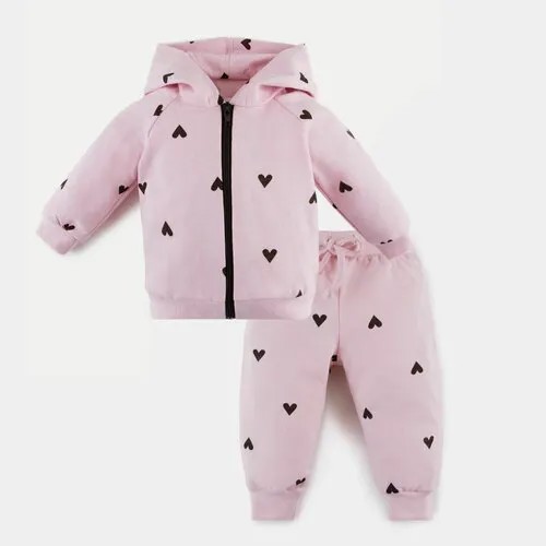 Комплект одежды Крошка Я, размер 92-98, розовый