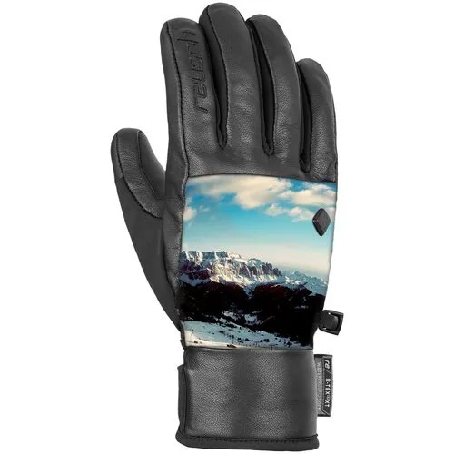 Перчатки Reusch, 9026 black/coloured mountain