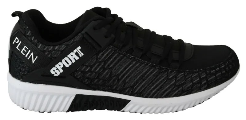 PLEIN SPORT Shoes Высокие кроссовки черного цвета ADRIAN Logo Soft s. Рекомендуемая розничная цена ЕС41/США8 – 500 долларов США.