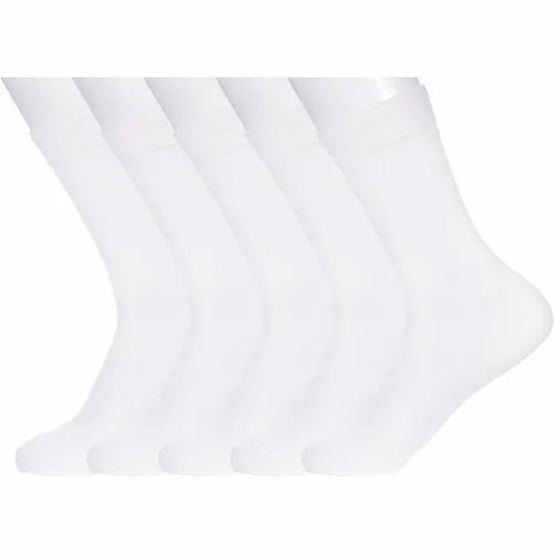 Носки LorenzLine 5 пар, размер 18-20, белый