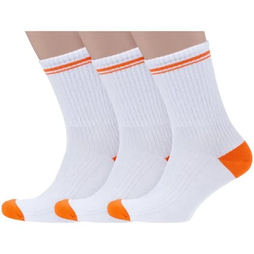 Мужские носки АЛСУ, размер 23-25, белый