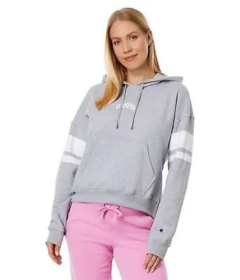 Женские худи и свитшоты Champion Powerblend Hoodie в полоску с рукавами