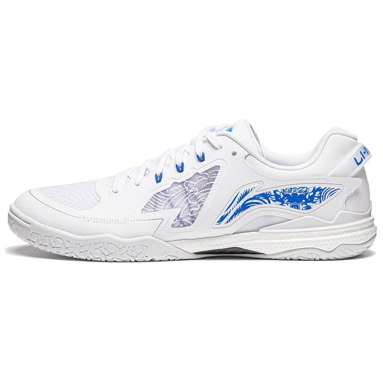 Кроссовки LINING Training Shoes Unisex Low-top Standard White/bright Blue, синий