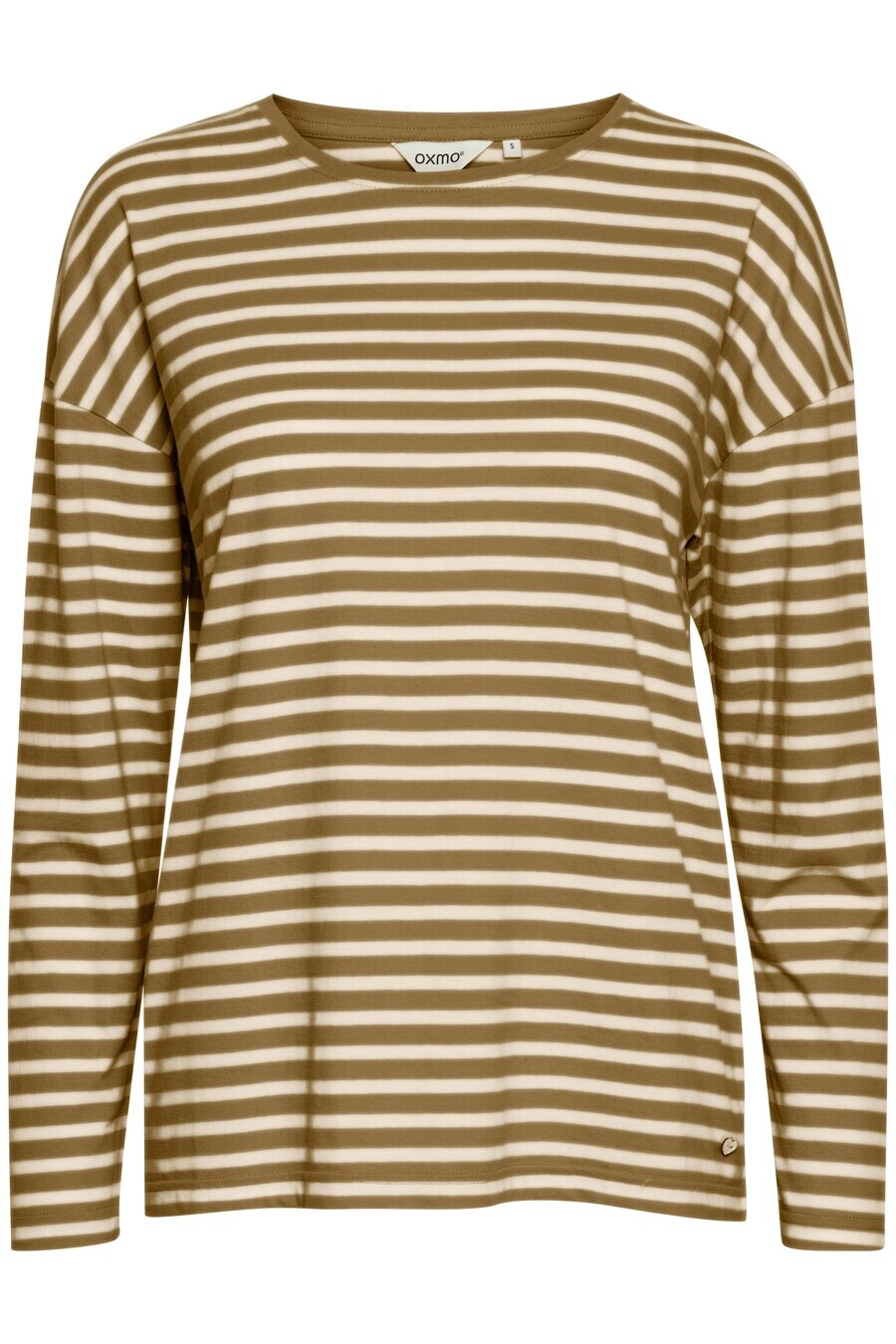 Лонгслив Oxmo STEFKA, цвет Brown/White