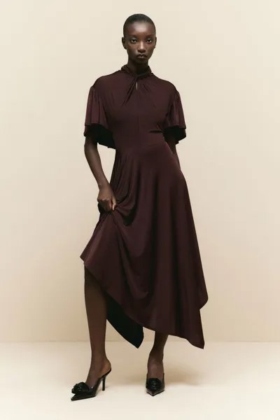 Платье из джерси с закрученной деталью H&M