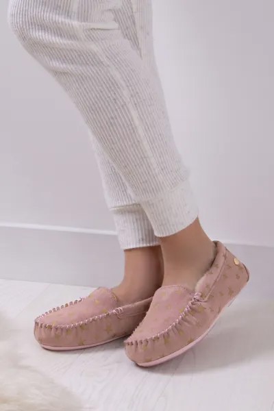 Регентские тапочки Just Sheepskin, розовый