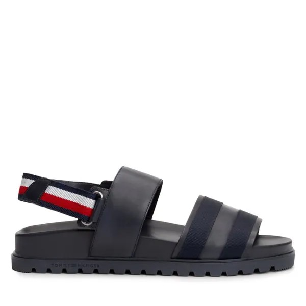 Сандалии Tommy Hilfiger Elevated Hilfiger Strappy Sandal FM0FM05008 Desert Sky DW5, темно-синий