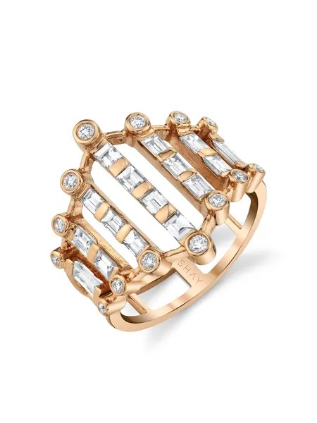 SHAY кольцо Royal из розового золота с бриллиантами