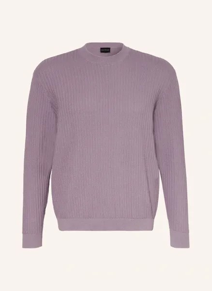Пуловер Emporio Armani, фиолетовый