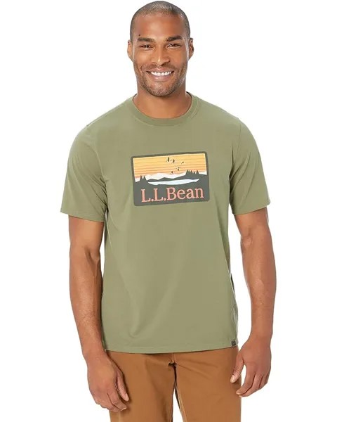 Футболка L.L.Bean Hunter's Graphic, цвет Deep Olive