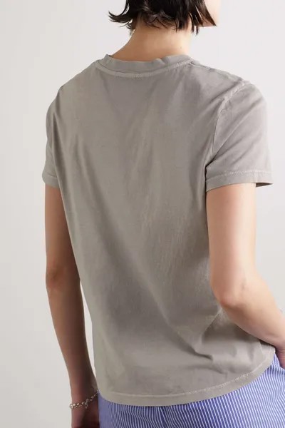 JAMES PERSE Футболка Vintage Boy из хлопкового джерси, серо-коричневый