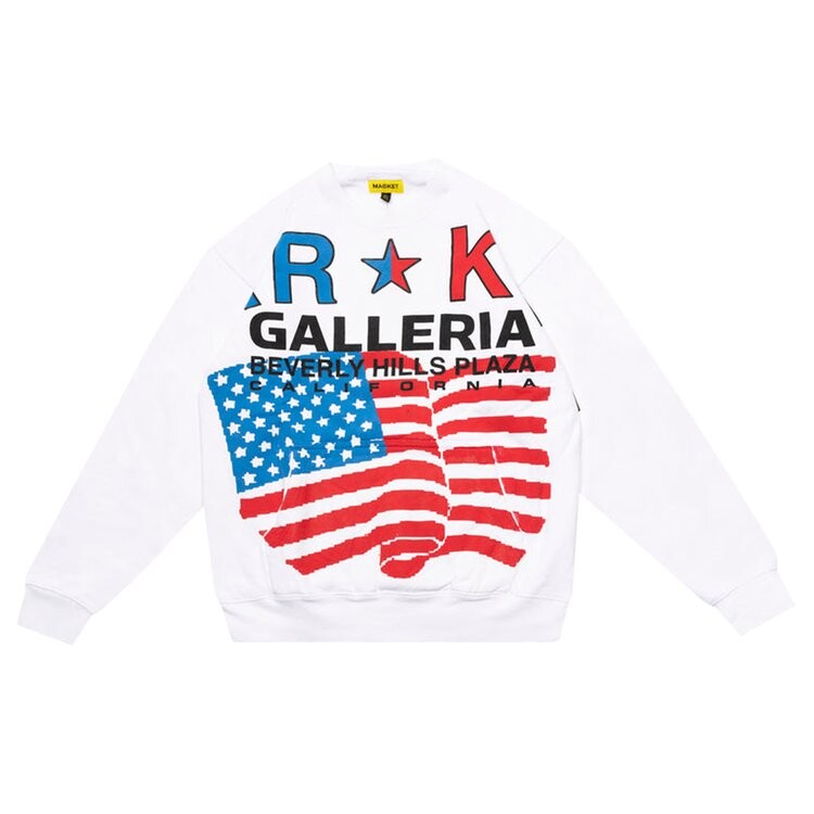 Толстовка Market Low Prices Fleece Crewneck 'White', белый