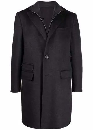 Corneliani однобортное шерстяное пальто