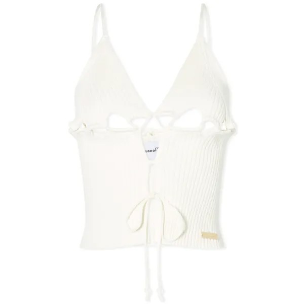 Топ House Of Sunny Gemini Knit, кремово-белый