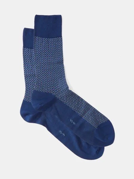 Носки uptown tie из смесового хлопка Falke, синий