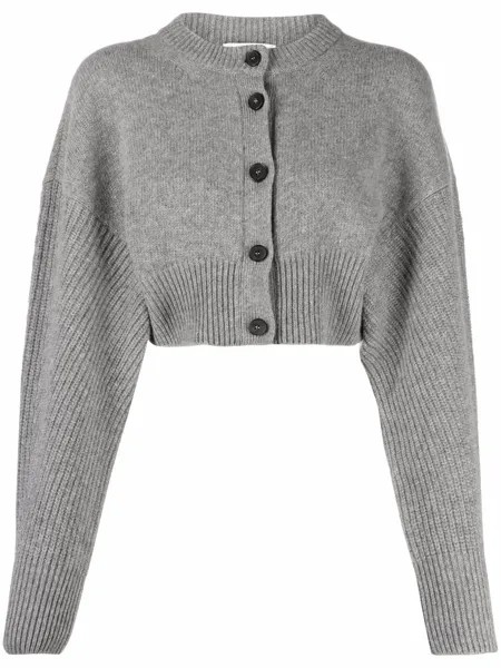 Alexander McQueen укороченный шерстяной кардиган