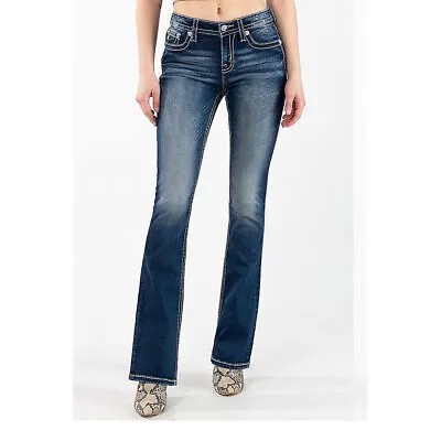 Женские джинсы Bootcut с вышивкой в стиле вестерн Miss Me